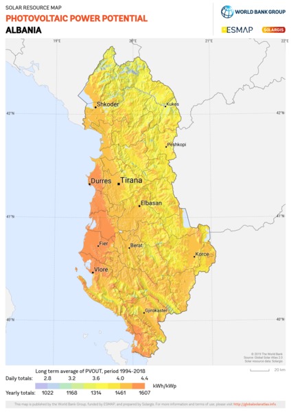 Photovoltaic Electricity Potential