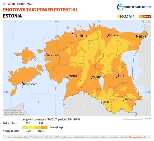 Photovoltaic Electricity Potential