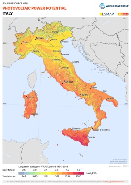 Photovoltaic Electricity Potential