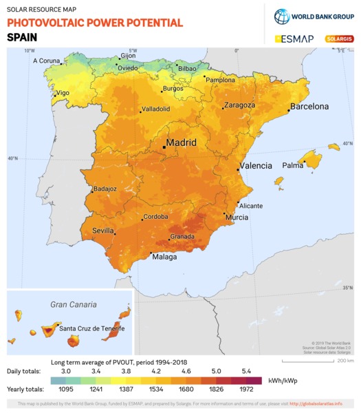 Photovoltaic Electricity Potential