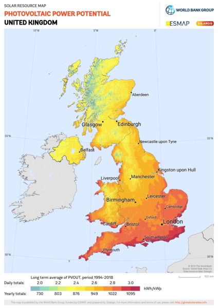 Photovoltaic Electricity Potential