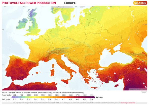 Photovoltaic Electricity Potential